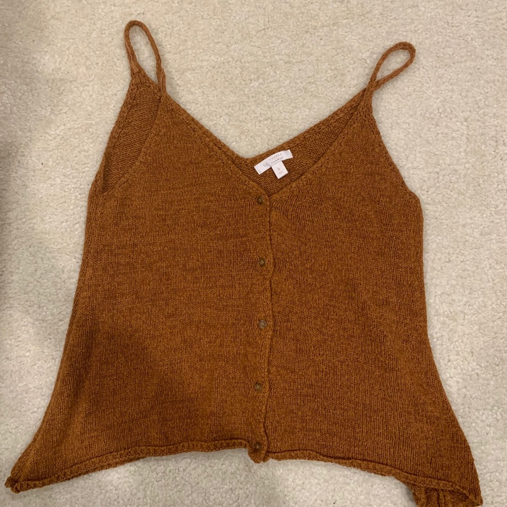 Orange Lauren Conrad shirt size small